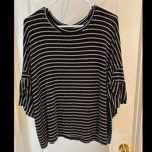 Lane Bryant Soft Striped Top